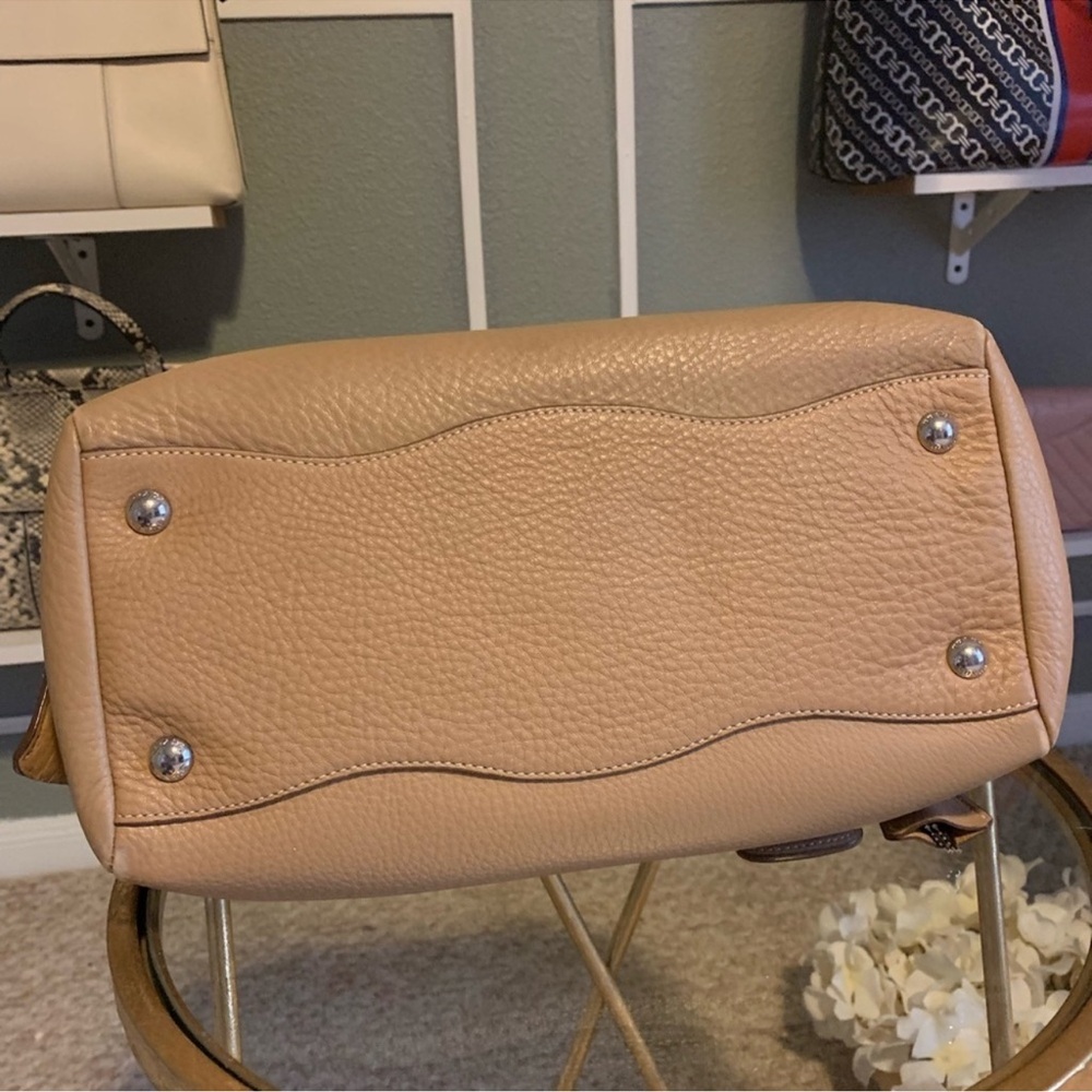 PRADA Vitello Daino Embossed Logo Bowler Shoulder Bag - Picture 10 of 16